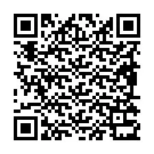 Código QR para número de teléfono +19895331292