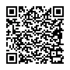 Código QR para número de teléfono +19895331893