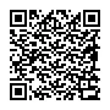 Código QR para número de teléfono +19895332248