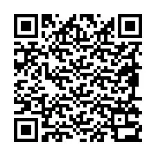 Código QR para número de telefone +19895332618