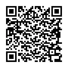 Código QR para número de teléfono +19895336106