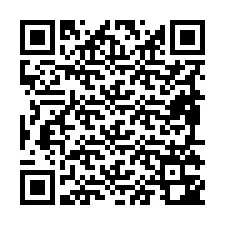 Código QR para número de teléfono +19895342617