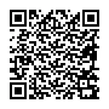 Código QR para número de teléfono +19895391707