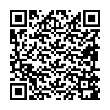 Código QR para número de teléfono +19895581237