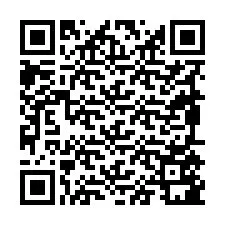 Código QR para número de teléfono +19895581344