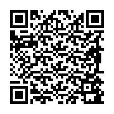 Codice QR per il numero di telefono +19895581356