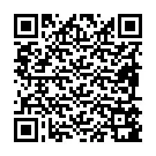 Codice QR per il numero di telefono +19895581437