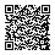 Codice QR per il numero di telefono +19895581916