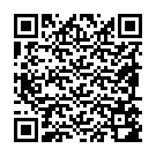 Código QR para número de teléfono +19895582539