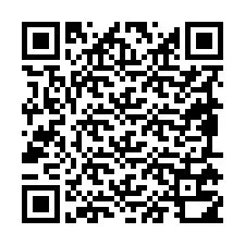 Código QR para número de teléfono +19895710048