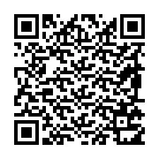 QR-код для номера телефона +19895711591