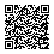 Código QR para número de teléfono +19895711939