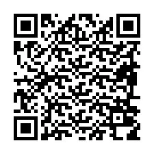 Código QR para número de telefone +19896018627