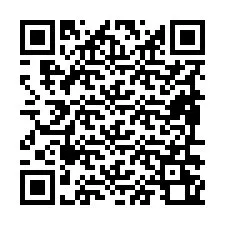 Código QR para número de telefone +19896260167