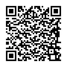 QR-koodi puhelinnumerolle +19896260462