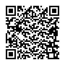 QR Code pour le numéro de téléphone +19896260527