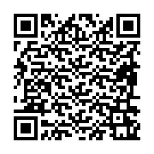 QR-code voor telefoonnummer +19896261077