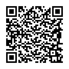 Código QR para número de teléfono +19896261130