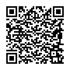 Codice QR per il numero di telefono +19896261385