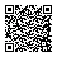 QR Code pour le numéro de téléphone +19896261768