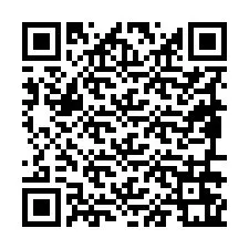 Codice QR per il numero di telefono +19896261808