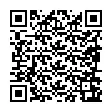 Código QR para número de teléfono +19896263996