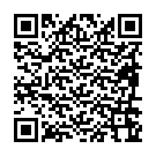 Código QR para número de teléfono +19896264853