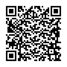 Código QR para número de teléfono +19896265532