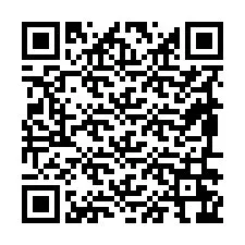 Código QR para número de teléfono +19896266041