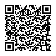 Código QR para número de teléfono +19896268089