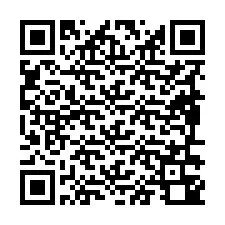 Código QR para número de teléfono +19896340126