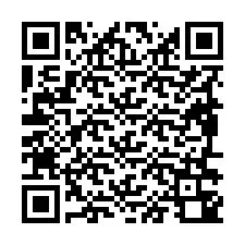 Codice QR per il numero di telefono +19896340242