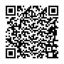 Codice QR per il numero di telefono +19896340457