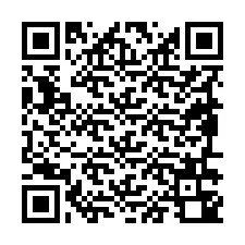 Código QR para número de telefone +19896340518