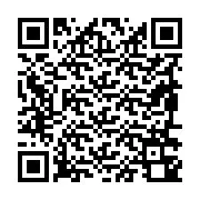 Código QR para número de teléfono +19896340645