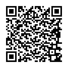 Código QR para número de telefone +19896342026