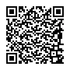 Código QR para número de teléfono +19896342030