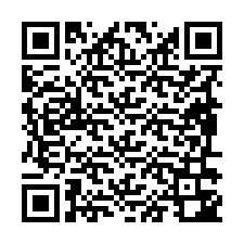 Código QR para número de teléfono +19896342076