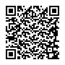 Codice QR per il numero di telefono +19896342112