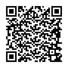 Código QR para número de telefone +19896342222