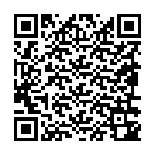 Código QR para número de teléfono +19896342498