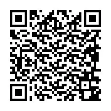 Código QR para número de telefone +19896342532