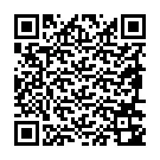 Código QR para número de teléfono +19896342718