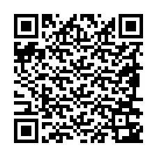 Código QR para número de teléfono +19896343398