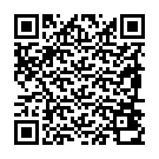 Código QR para número de teléfono +19896430390