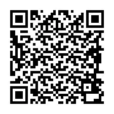 Codice QR per il numero di telefono +19896430632