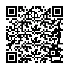 Código QR para número de teléfono +19896433758