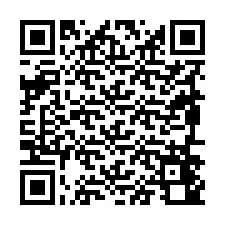 Código QR para número de teléfono +19896440604