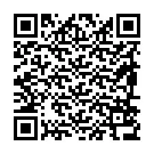 Codice QR per il numero di telefono +19896536621