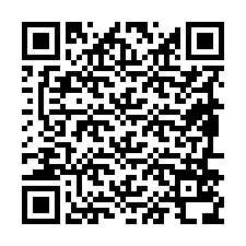 Código QR para número de teléfono +19896538659